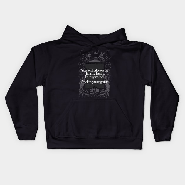 In your grave Kids Hoodie by Contenebratio
